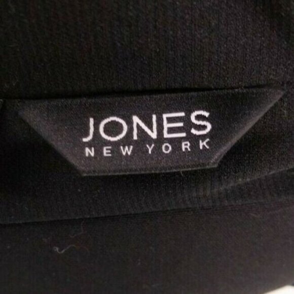 Jones New York Womens Tankini Swim Top Essential Black Wrap Around Halter Size 8 - Picture 3 of 10